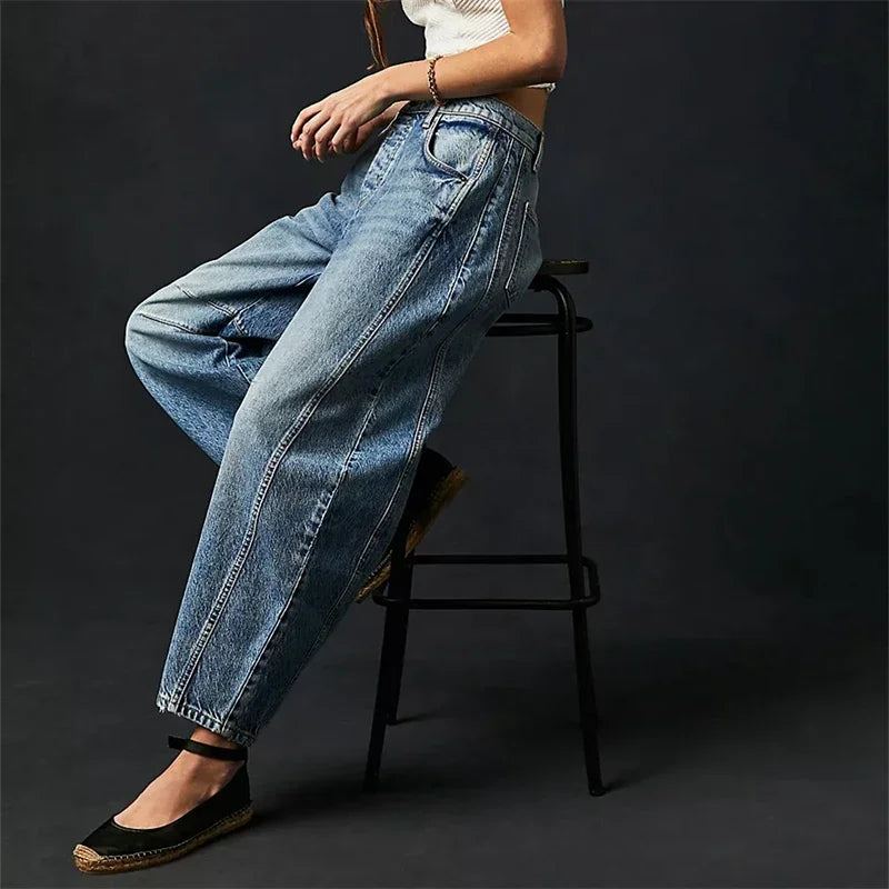 High Stretch Mid-Rise Jeans