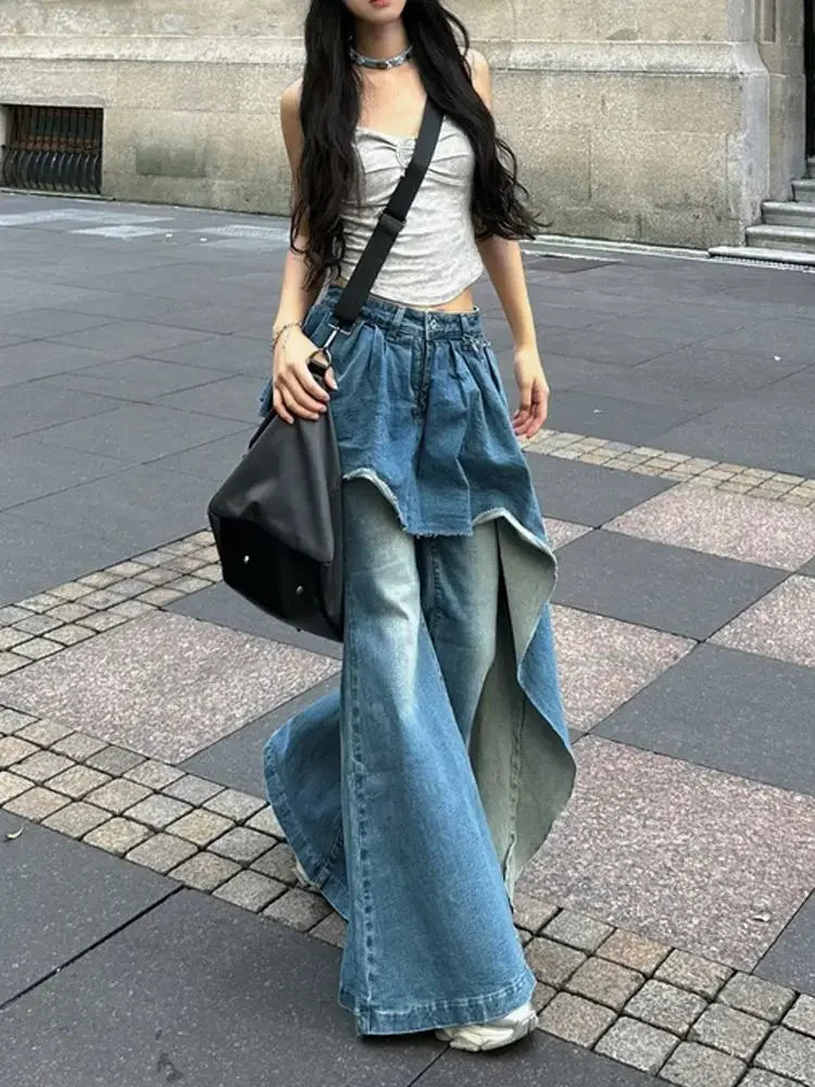 Frayline Split Jeans