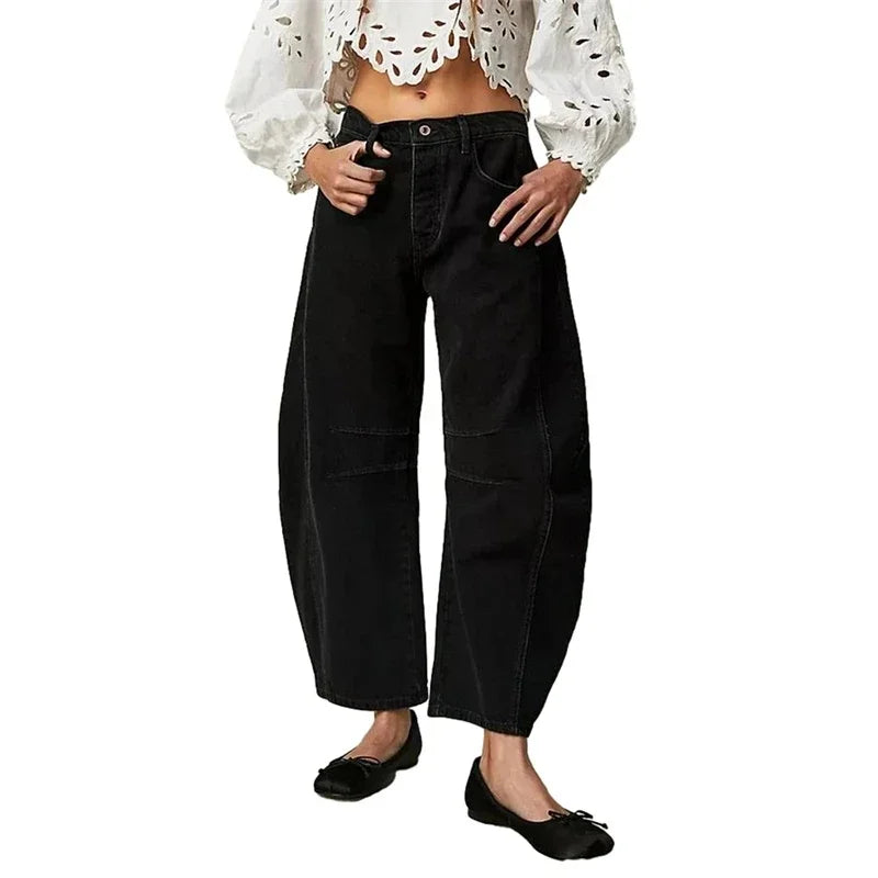 High Stretch Mid-Rise Jeans