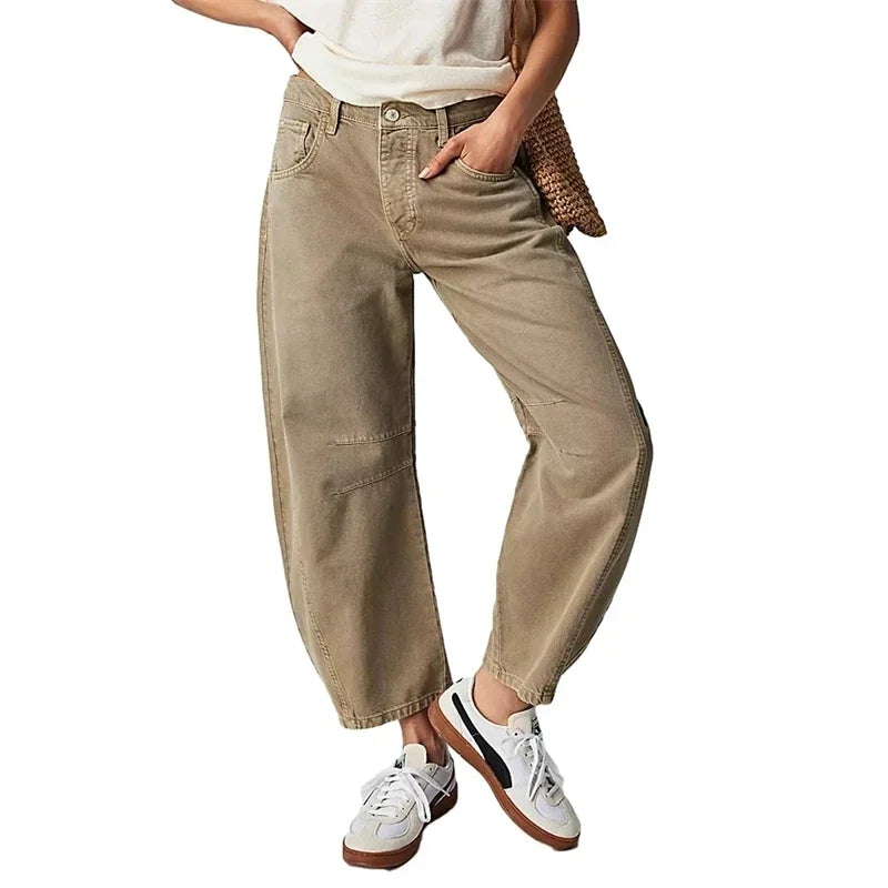 High Stretch Mid-Rise Jeans