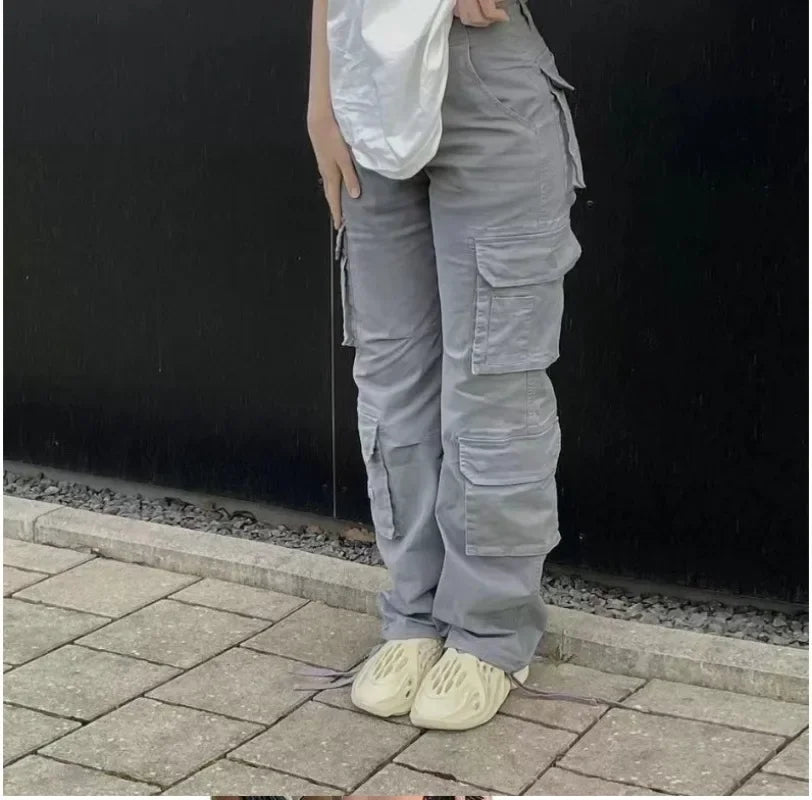 Women's Cargo Straight Jeans