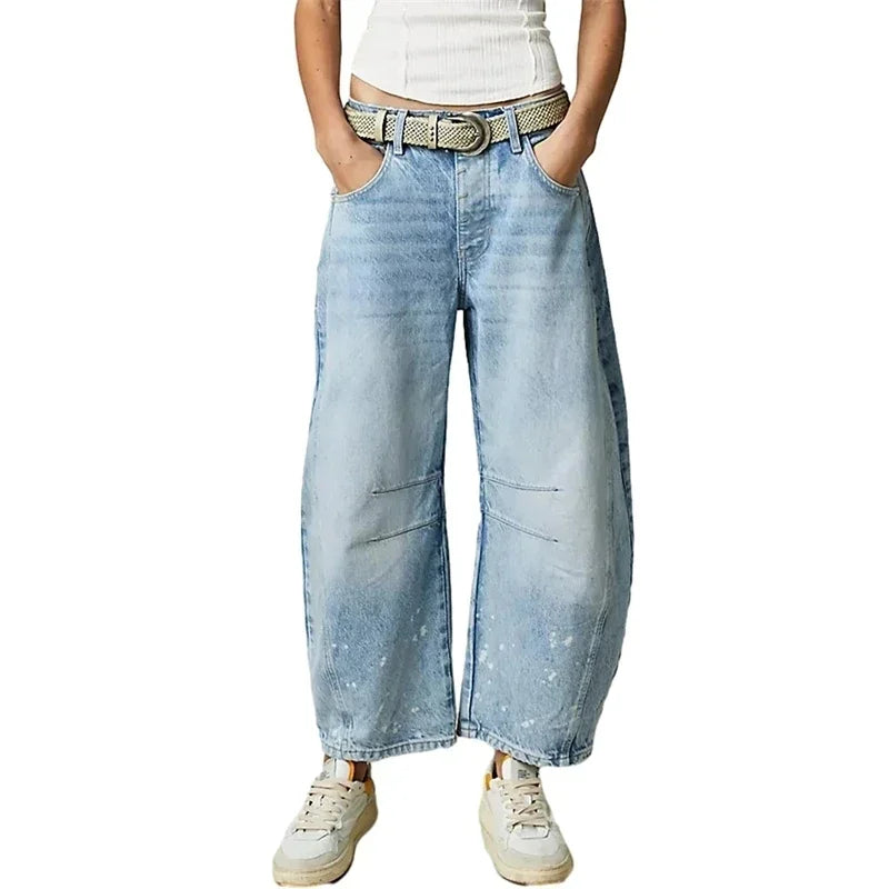 High Stretch Mid-Rise Jeans