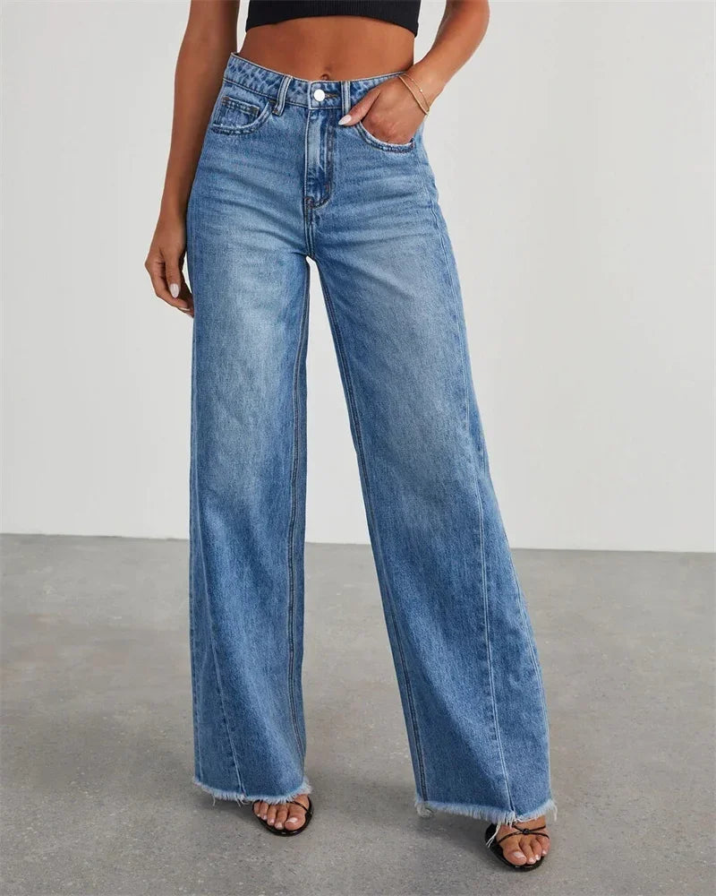 Women Street Straight Leg Jeans