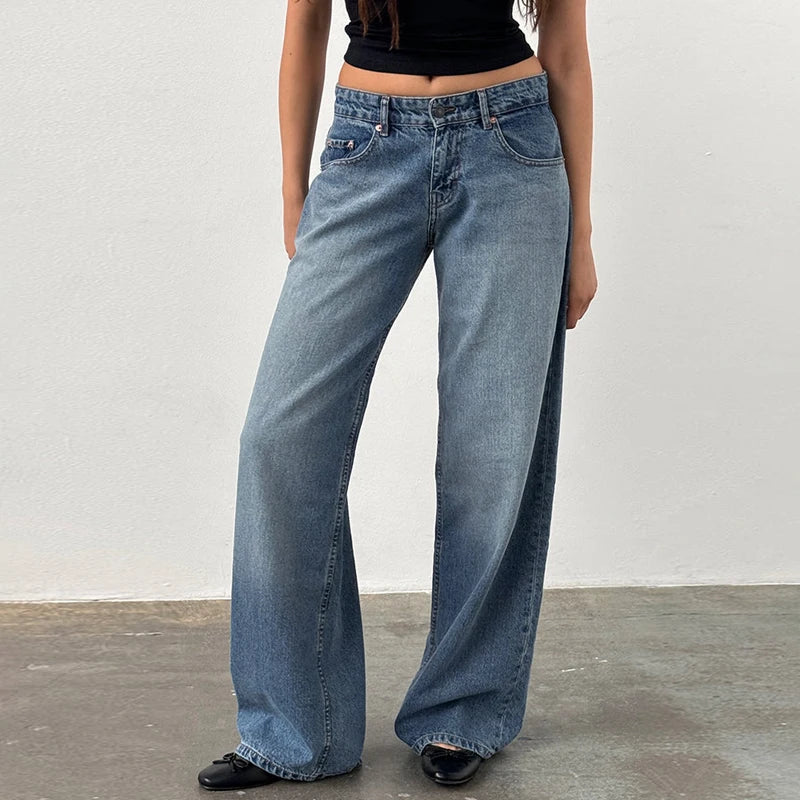 Low Rise Baggy Jeans