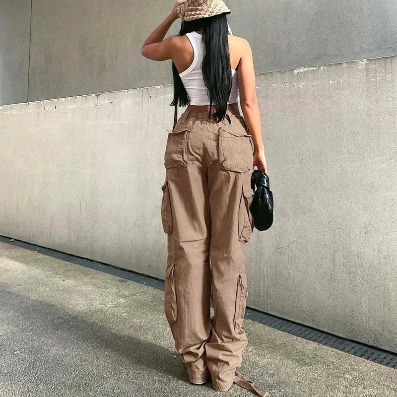 Women's Cargo Straight Jeans