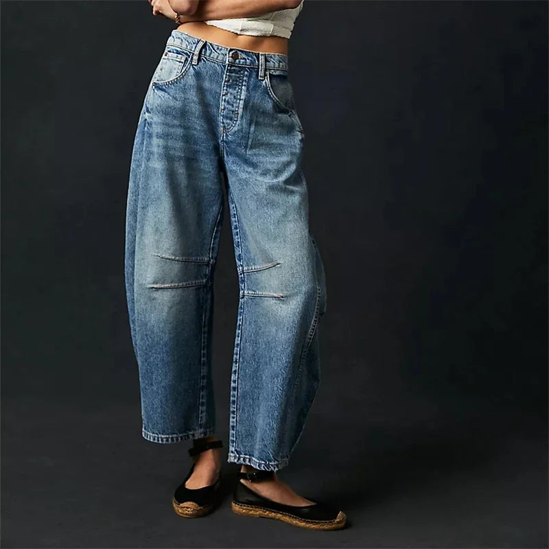 High Stretch Mid-Rise Jeans