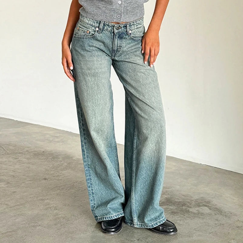 Low Rise Baggy Jeans