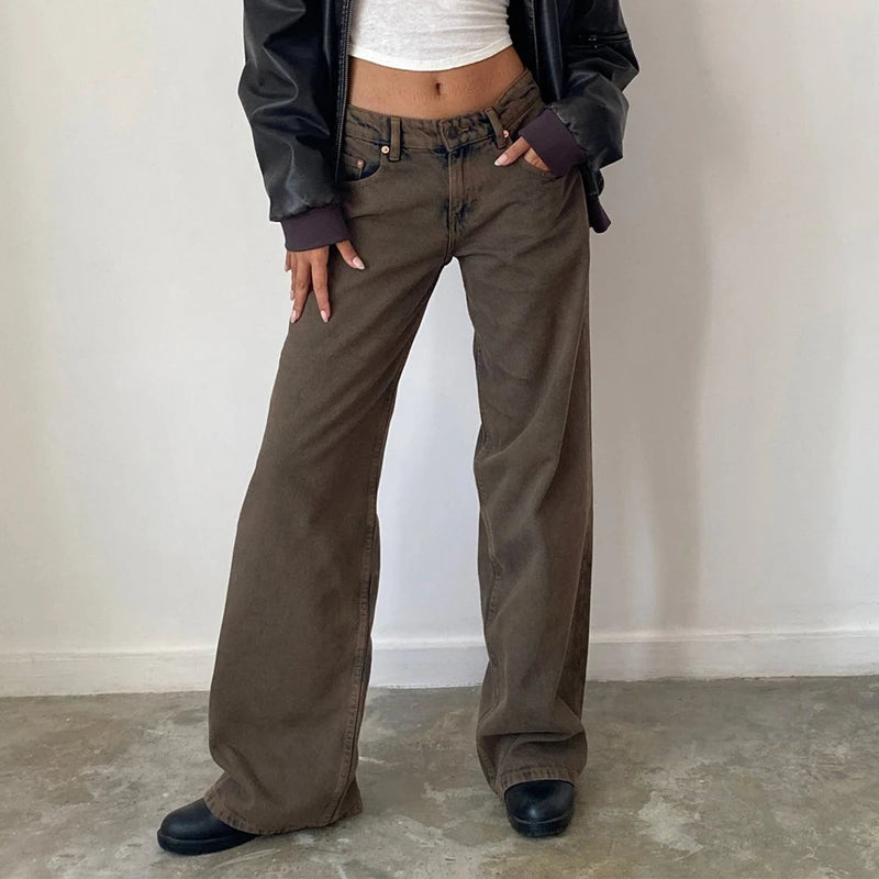 Low Rise Baggy Jeans