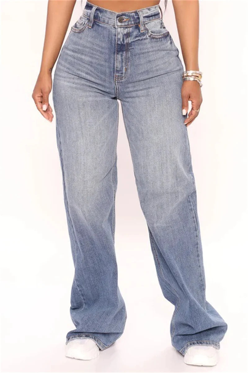Loose Denim Wide Leg Pant