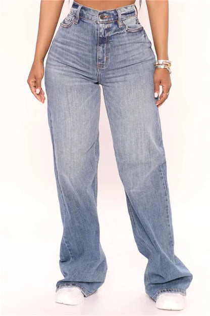 Loose Denim Wide Leg Pant