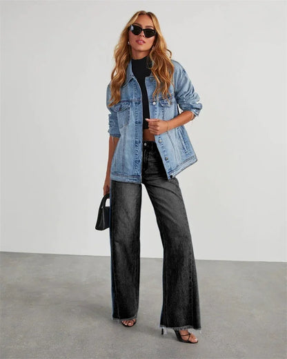 Women Street Straight Leg Jeans