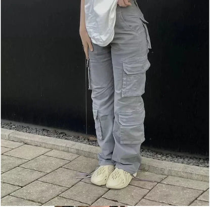 Women's Cargo Straight Jeans