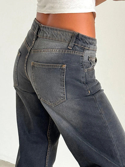 High Waist Baggy Jeans