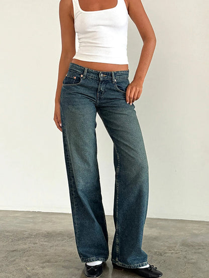 High Waist Baggy Jeans