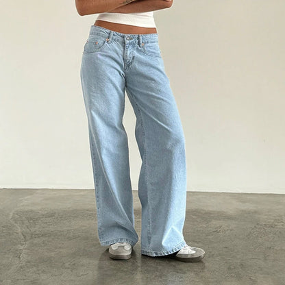 Low Rise Baggy Jeans