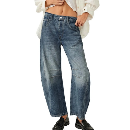 High Stretch Mid-Rise Jeans