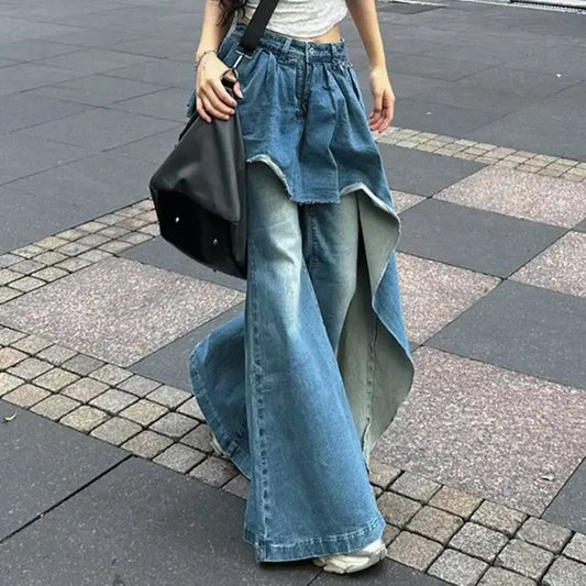 Frayline Split Jeans